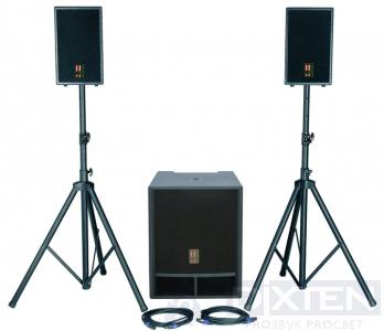 Активный акустический комплект EUROSOUND FOCUS-1100A-v2 - Компания Дикстен
