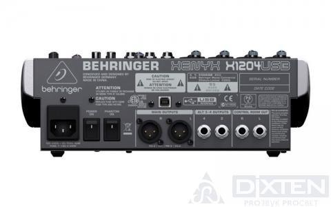 Настольный микшерный пульт BEHRINGER XENYX X1204USB - Компания Дикстен