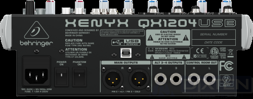 Настольный микшерный пульт BEHRINGER XENYX QX1204USB - Компания Дикстен