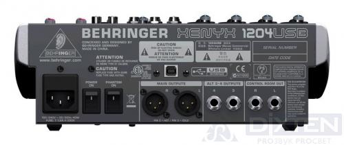 Настольный микшерный пульт BEHRINGER XENYX 1204USB - Компания Дикстен