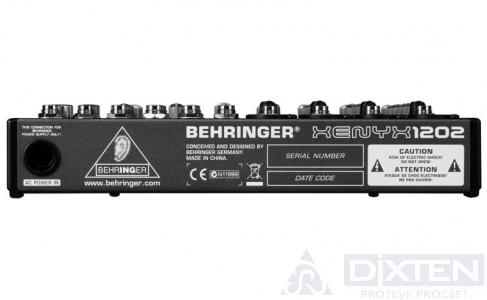 Настольный микшерный пульт BEHRINGER XENYX 1202 - Компания Дикстен