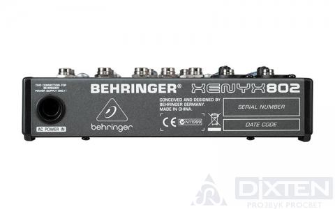 Настольный микшерный пульт BEHRINGER XENYX 802 - Компания Дикстен