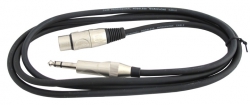 Распаянный кабель XLR - Jack PROAUDIO CMJ-F
