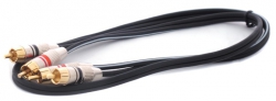 Распаянный аудио кабель  PROAUDIO RCA1-2