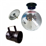 Зеркальный шар с двигателем и светильником AMERICAN DJ MBS-300