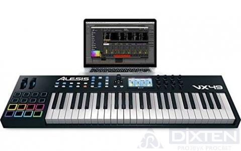 Компактная MIDI клавиатура ALESIS VX49 - Компания Дикстен