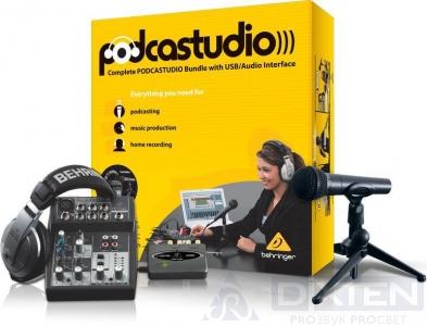 Набор для подкаст студии BEHRINGER PODCASTUDIO - Компания Дикстен