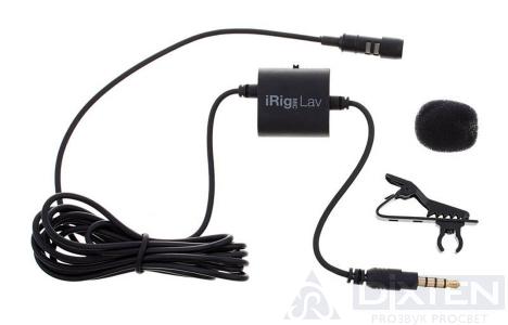 Специальный микрофон IK MULTIMEDIA iRIG MIC LAV - Компания Дикстен