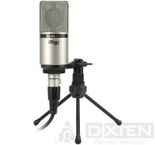 Студийный микрофон IK MULTIMEDIA iRIG MIC STUDIO XLR - Компания Дикстен