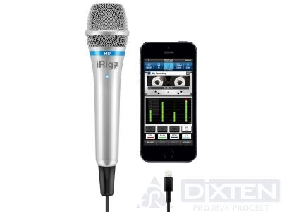 Специальный микрофон IK MULTIMEDIA iRIG MIC HD SL - Компания Дикстен