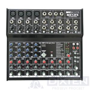 Настольный микшерный пульт INVOTONE MX12FX - Компания Дикстен