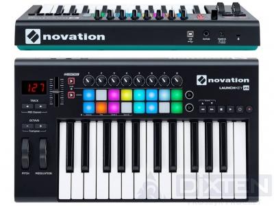 Компактная MIDI клавиатура NOVATION LAUNCHKEY 25 MK2 - Компания Дикстен