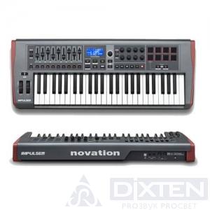 Компактная MIDI клавиатура NOVATION IMPULSE 49 - Компания Дикстен