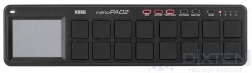 MIDI интерфейс KORG NANOPAD2-BK - Компания Дикстен