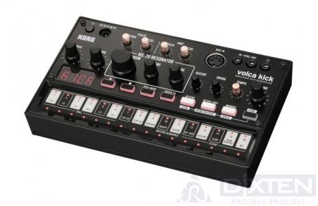 Грувбокс и компактный синтезатор KORG VOLCA KICK - Компания Дикстен