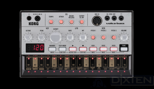 Грувбокс и компактный синтезатор KORG VOLCA BASS - Компания Дикстен