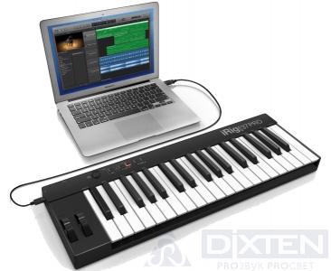 Компактная MIDI клавиатура IK MULTIMEDIA iRIG KEYS 37 USB - Компания Дикстен