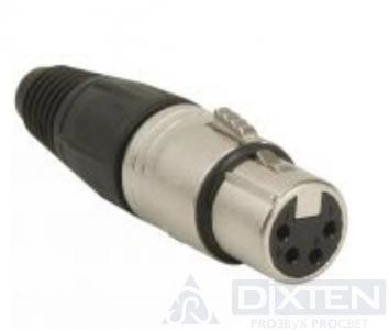 Разъем XLR PROEL NC4FX - Компания Дикстен Разъем XLR PROEL NC4FX - Компания Дикстен