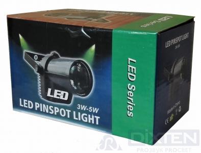 Прожектор для зеркальных шаров PRO SVET LED PINSPOT 5 W - Компания Дикстен