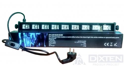 UV-светильник PRO SVET LED BAR UV 9 - Компания Дикстен