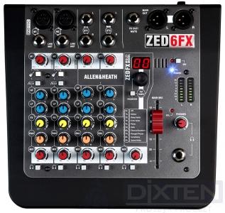 Настольный микшерный пульт ALLEN HEATH ZED6FX - Компания Дикстен