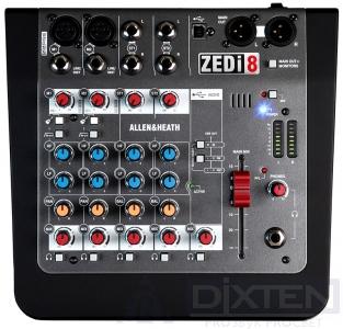 Настольный микшерный пульт ALLEN HEATH ZEDI8 - Компания Дикстен