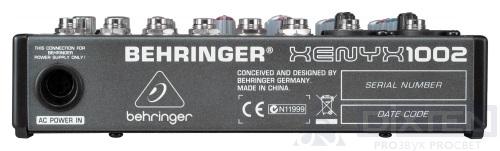 Настольный микшерный пульт BEHRINGER XENYX 1002 - Компания Дикстен