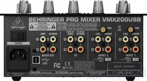 DJ микшерный пульт BEHRINGER VMX200USB - Компания Дикстен