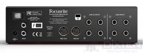 Звуковая карта FOCUSRITE CLARETT 4PRE - Компания Дикстен