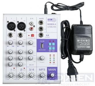 Настольный микшерный пульт FREE SOUND MIXBOX-4 - Компания Дикстен