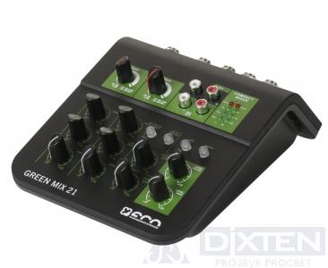 Настольный микшерный пульт VOLTA GREEN MIX 21 - Компания Дикстен