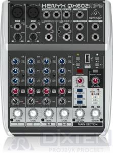 Настольный микшерный пульт BEHRINGER QX602MP3 - Компания Дикстен