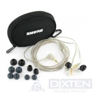 Внутриканальные наушники SHURE SE215-CL - Компания Дикстен