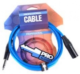 Распаянный кабель XLR - Jack PROAUDIO CMJ-2E