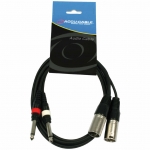 Распаянный аудио кабель AMERICAN DJ AC-2XM-2J6M 3