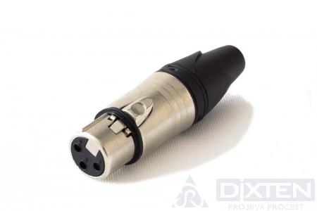 Разъем XLR ANZHEE XLR-F BLACK - Компания Дикстен