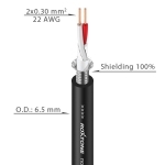 Микрофонный кабель ROXTONE MC010-100 BLACK