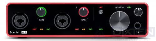 USB-интерфейс FOCUSRITE SCARLETT 4I4 3RD GEN - Компания Дикстен