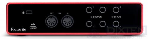 USB-интерфейс FOCUSRITE SCARLETT 4I4 3RD GEN - Компания Дикстен