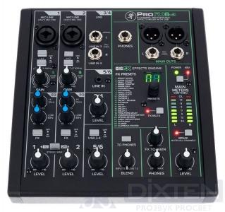 Настольный микшерный пульт MACKIE PROFX6V3 - Компания Дикстен