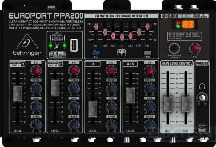 Активный акустический комплект BEHRINGER PPA200 - Компания Дикстен